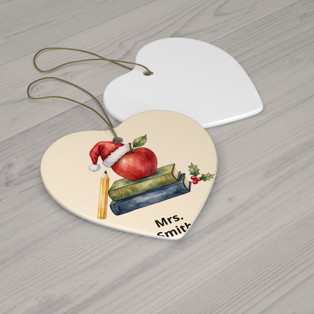 Personalised Teacher Christmas Ornament — Thank You Gift