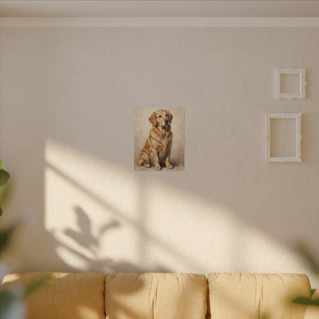 Custom Pet Portrait Canvas — Oil Painting Style