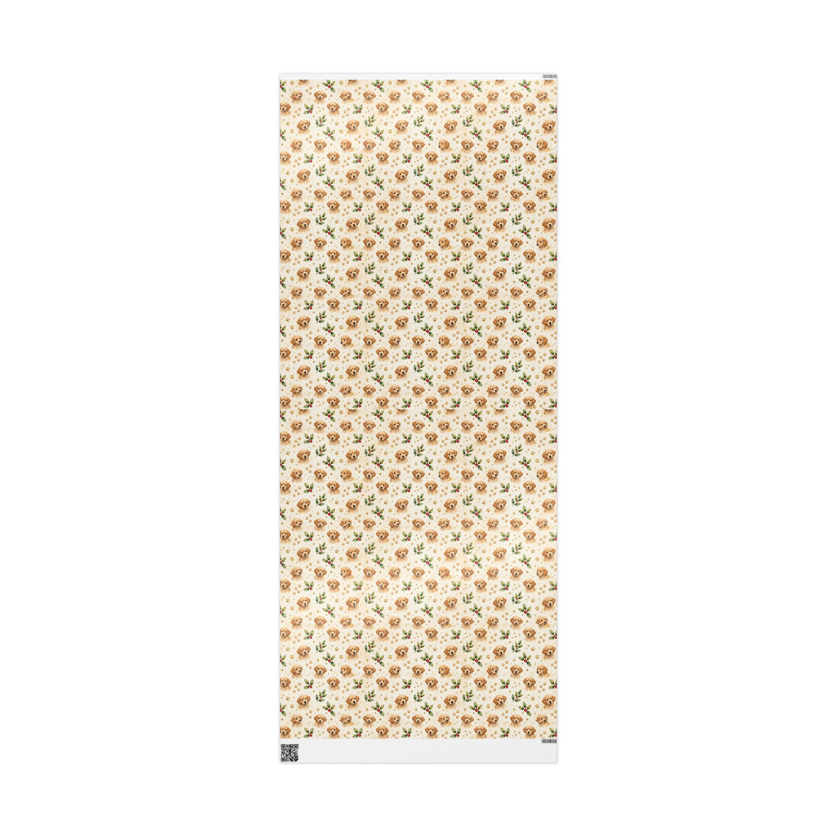 Golden Retriever Puppy Christmas Wrapping Paper