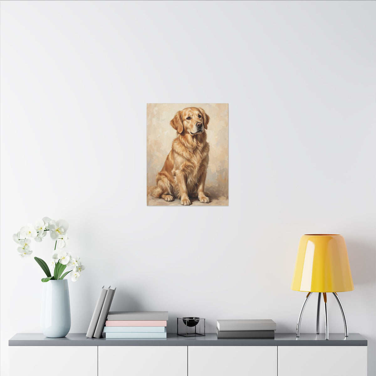 Custom Pet Portrait Canvas — Oil Painting Style