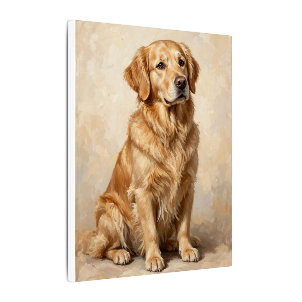 Custom Pet Portrait Canvas — Oil Painting Style