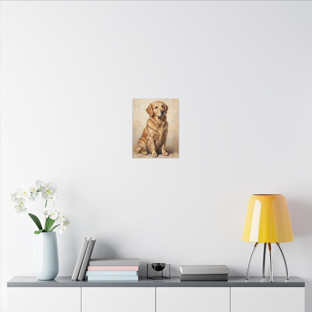 Custom Pet Portrait Canvas — Oil Painting Style