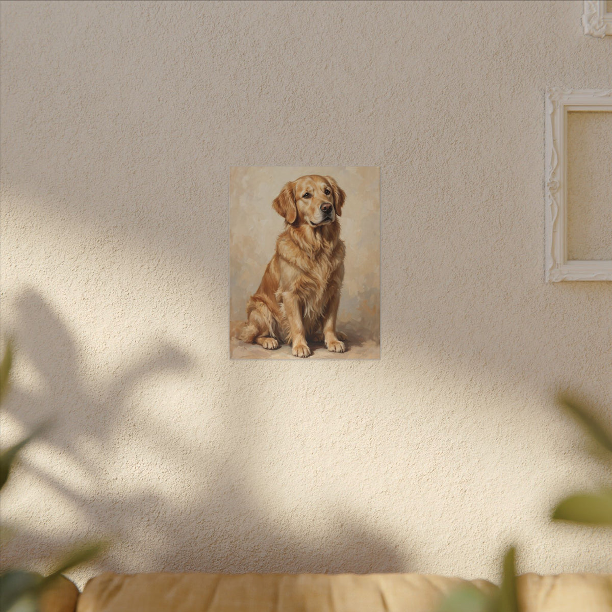 Custom Pet Portrait Canvas — Oil Painting Style