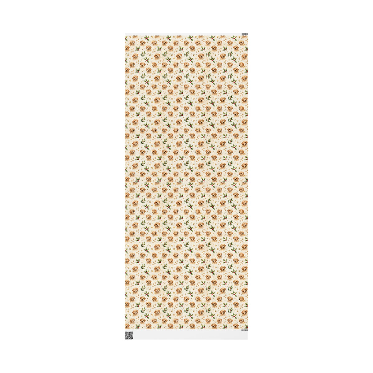 Golden Retriever Puppy Christmas Wrapping Paper