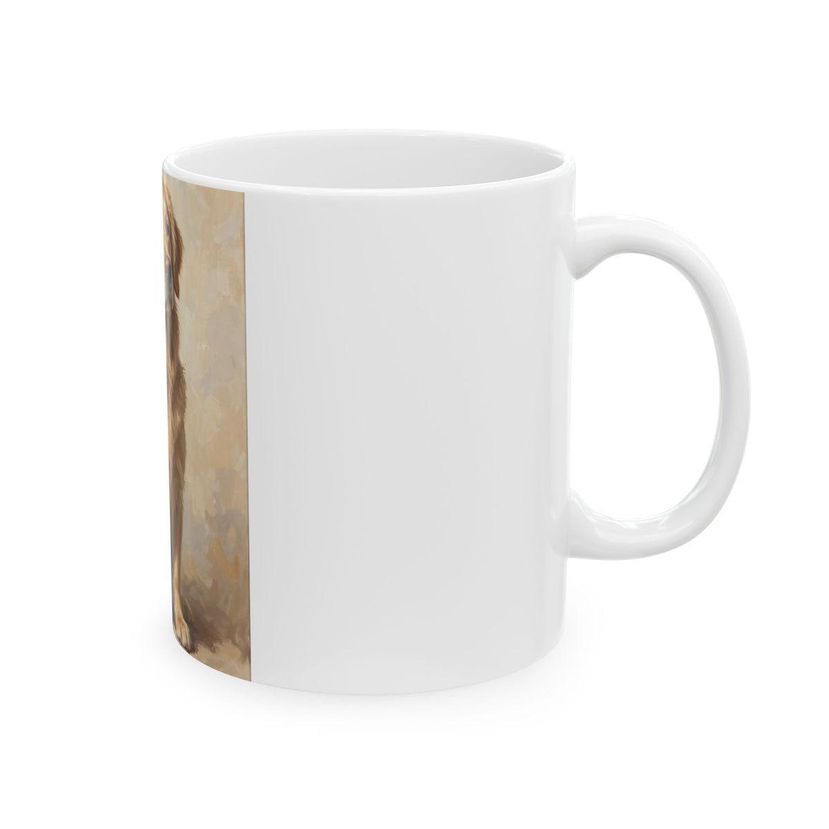 Custom Pet Portrait Mug — Oil Painting Style