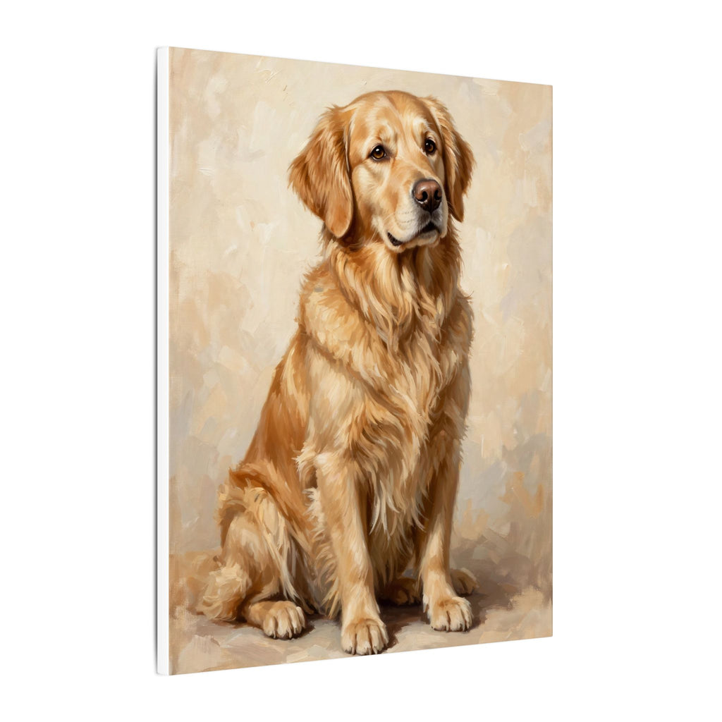 Custom Pet Portrait Canvas — Oil Painting Style